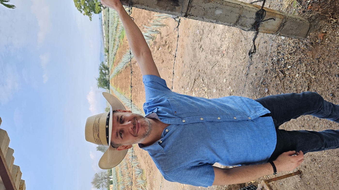 Jaime González en el campo